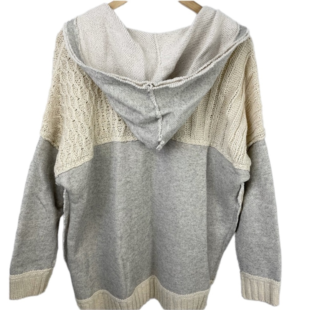 Solutions Oversized Patchwork Knit Sweater - image 7